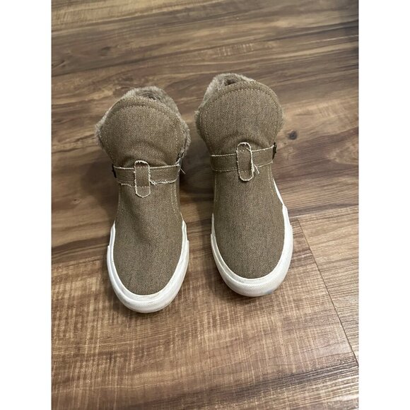 Blowfish Malibu Mint Dark Brown Canvas Sz 9.5 - Picture 1 of 7